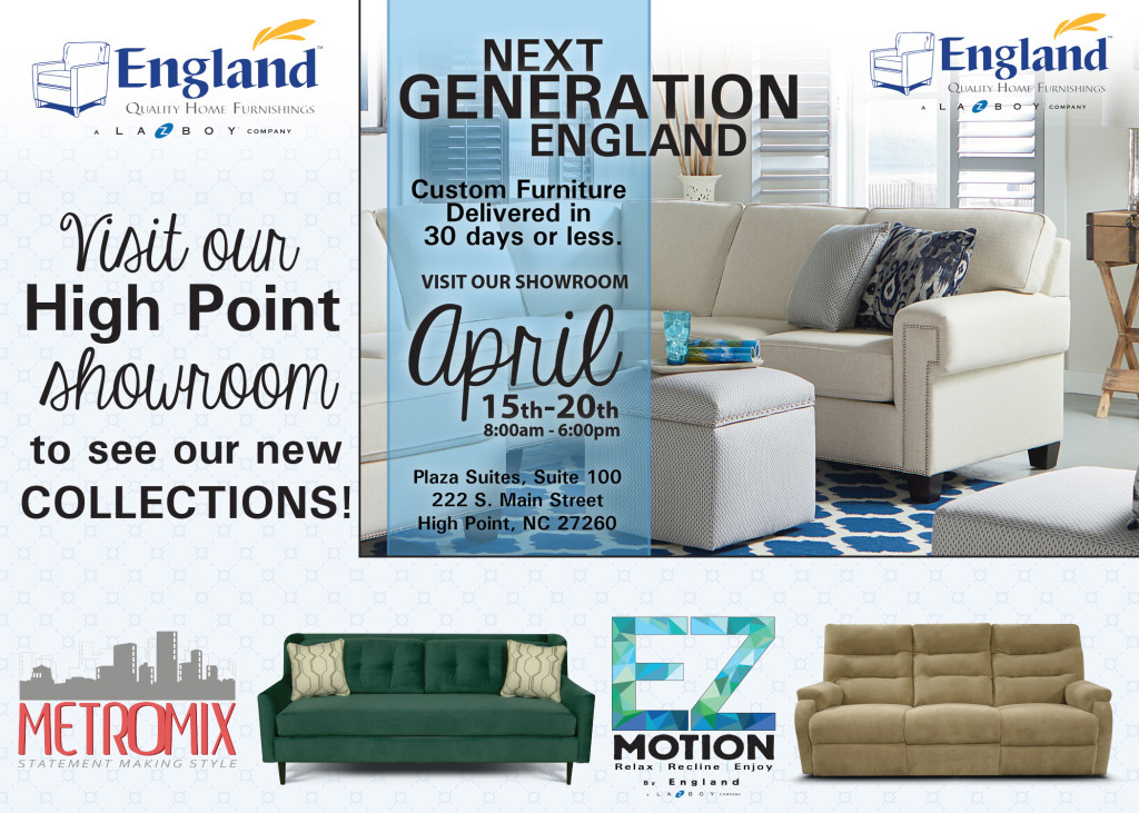 England Furniture Spring High Point Market